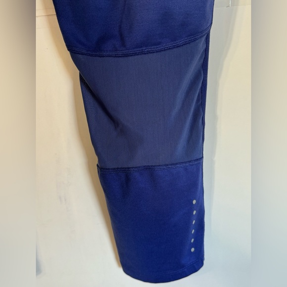 Women’s Nike Dri Fit Running Capri Leggings Size L Indigo - Picture 6 of 16